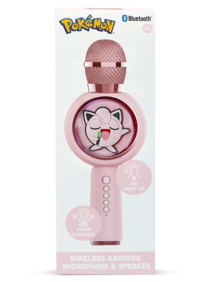 OTL New Pokemon Jiggly Puff Karaoke Microphone & Speaker