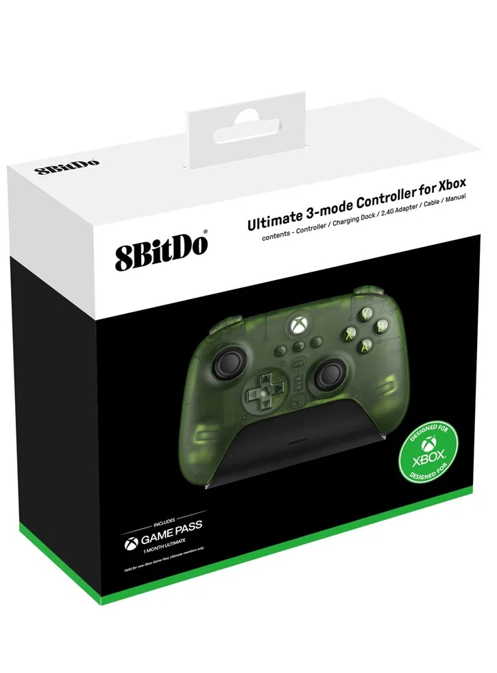 8Bitdo Ultimate 3-mode Controller Jade Green - Xbox Series X