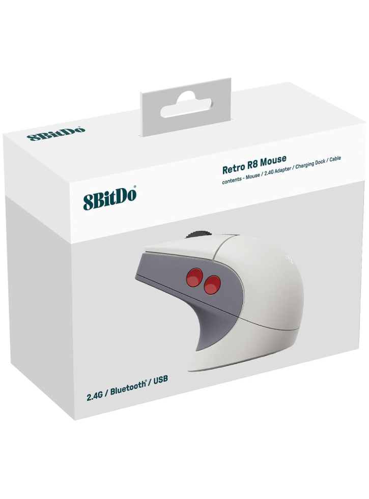 8Bitdo Retro R8 Mouse N Edition White - PC