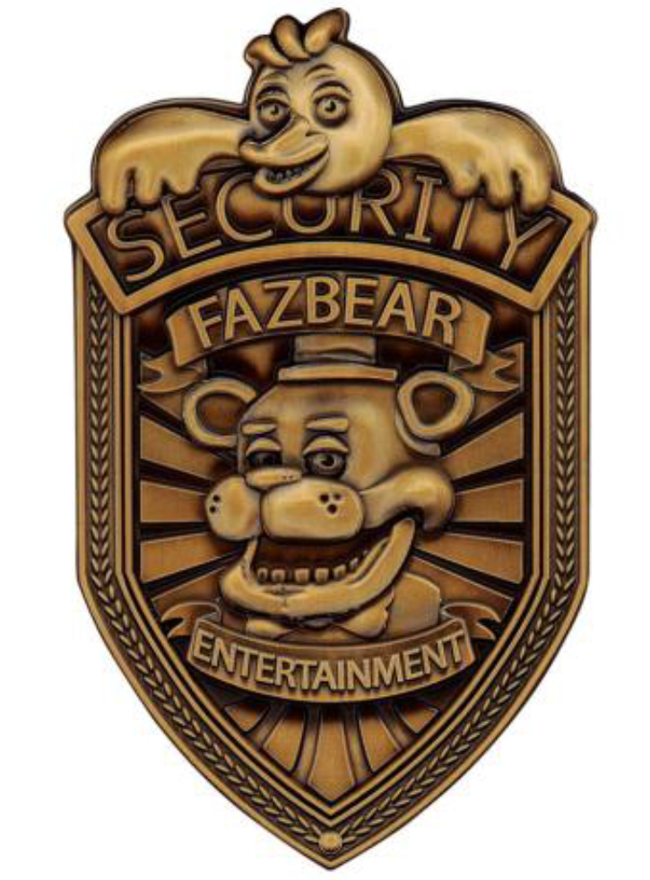 Five Nights at Freddy's Réplique Security Badge