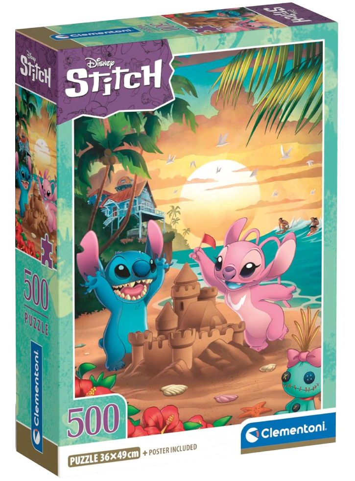 Clementoni Puzzle HQC Disney Stitch 500pcs (I-35547)