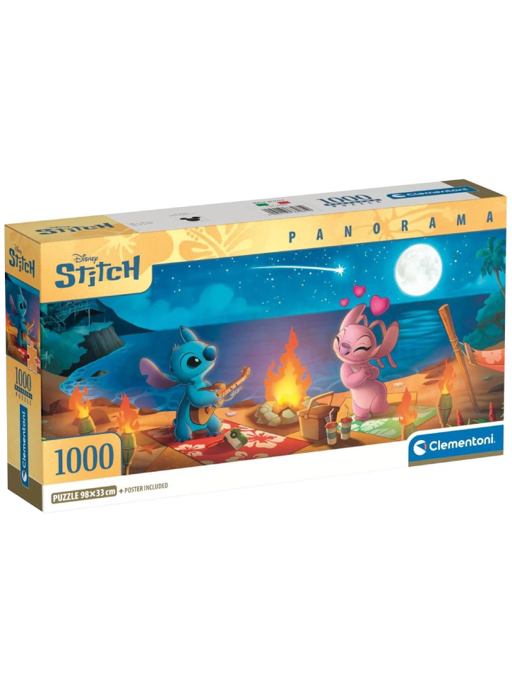 Clementoni Puzzle Panorama HQC Disney Stitch 1000pcs (I-37061)
