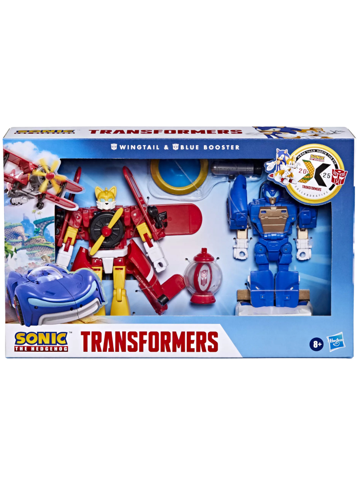 Transformers x Sonic Wingtail & Blue Booster 2-Pack Drases 13cm (G0713)
