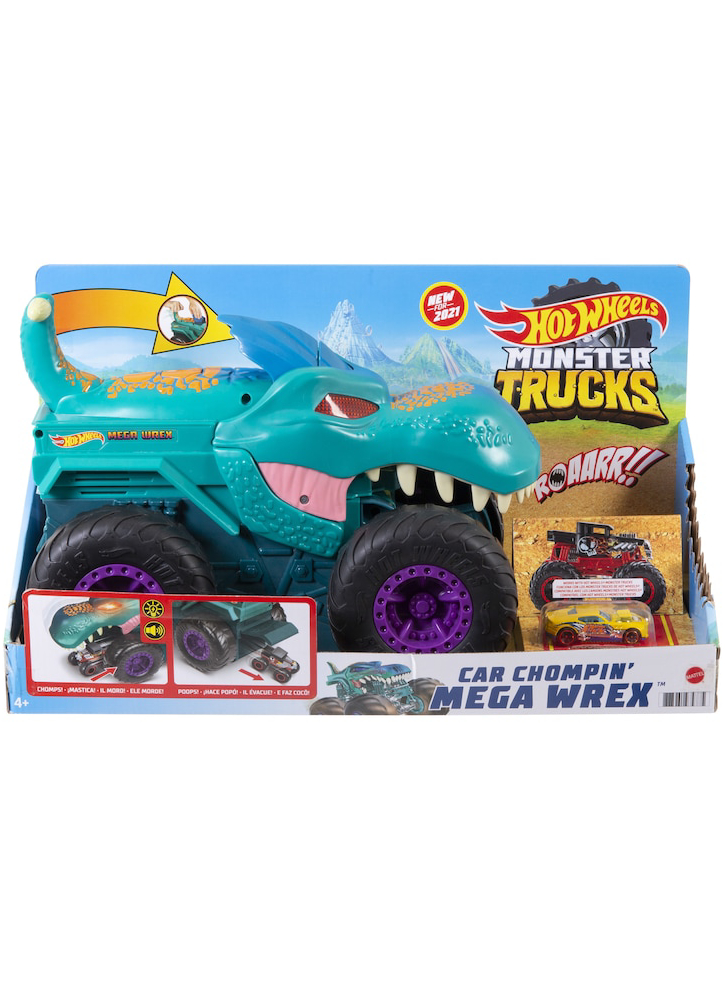 Hot Wheels Monster Trucks Car Chompin' Mega Wrex (GYL13)