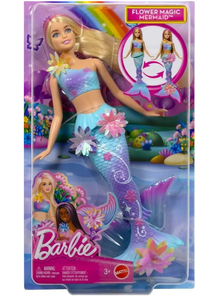 Barbie Blooming Magic White Mermaid Doll (JDM72)