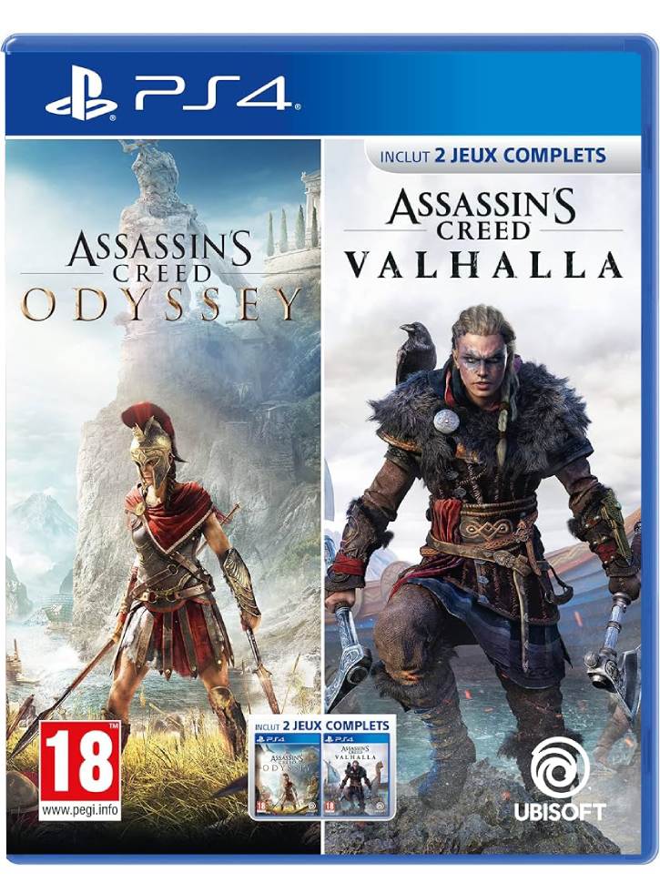 Assassin's Creed Odyssey + Valhalla - Playstation 4