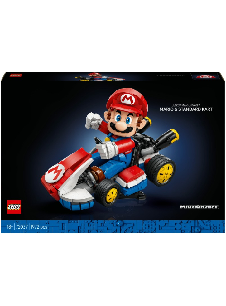 Lego Super Mario Mario Karttm Mario & Standard Kart (72037)