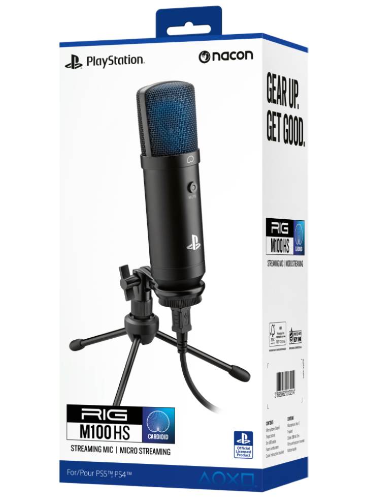 Nacon Rig Streaming Microphone M100 HS Black - Playstation 5