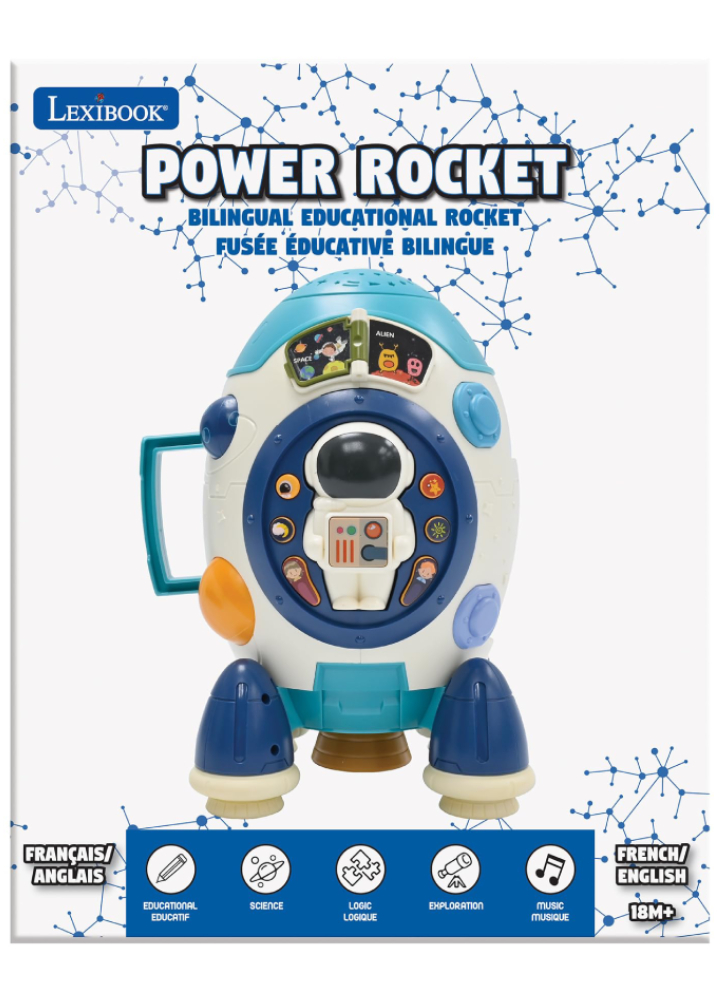 Lexibook Jupiter, my Bilingual Interactive Rocket (EN) (ROCKETi1)