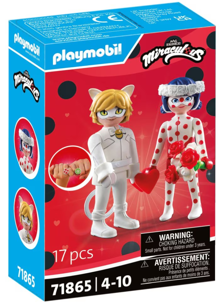 Playmobil Miraculous Ladybug & Cat Noir Wedding Dream (71865)