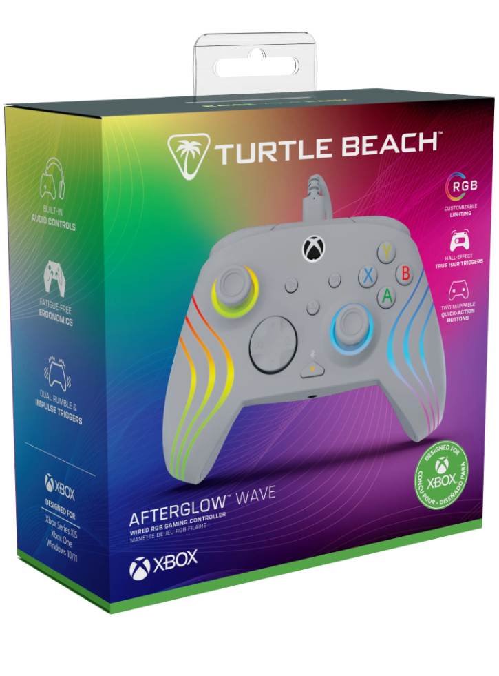 Turtle Beach Afterglow Wave Wired Controller Grey - Xbox Series X