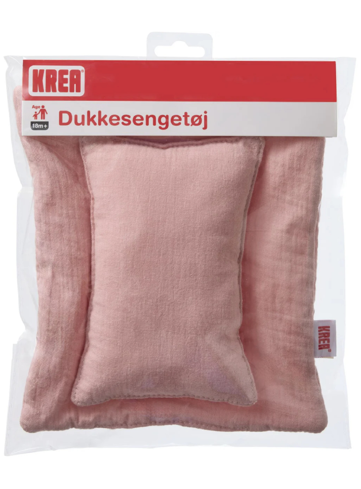 KREA Doll Bed Linen, Rose Col. (36-2035)