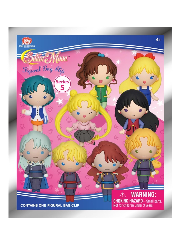 Monogram Sailor Moon (Blind Bag/random) 3D Foam Bag Clips