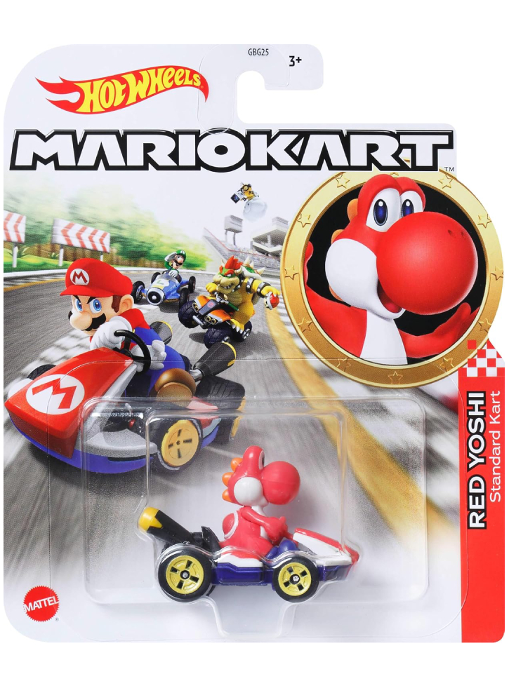 Hot Wheels Super Mario Bros Red Yoshi (GPD90)