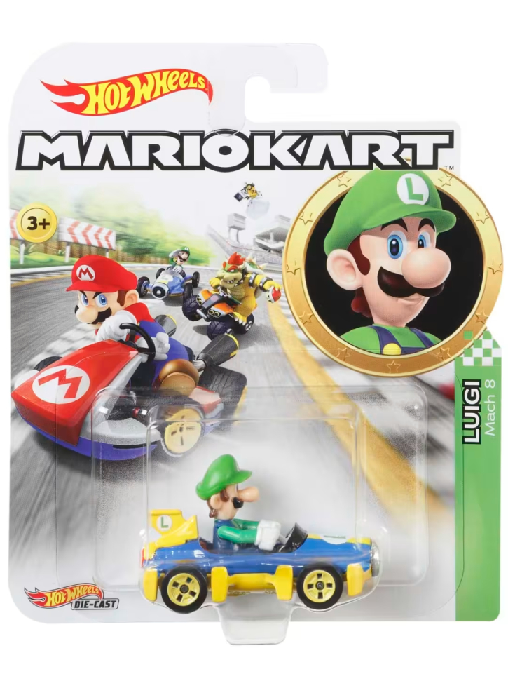 Hot Wheels Super Mario Bros Luigi (GBG27)