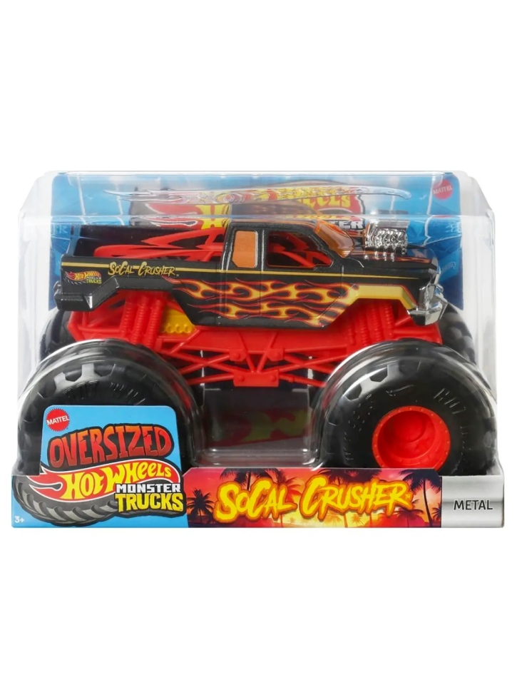 Hot Wheels Monster Trucks 1:24 Die-Cast Socal Crusher