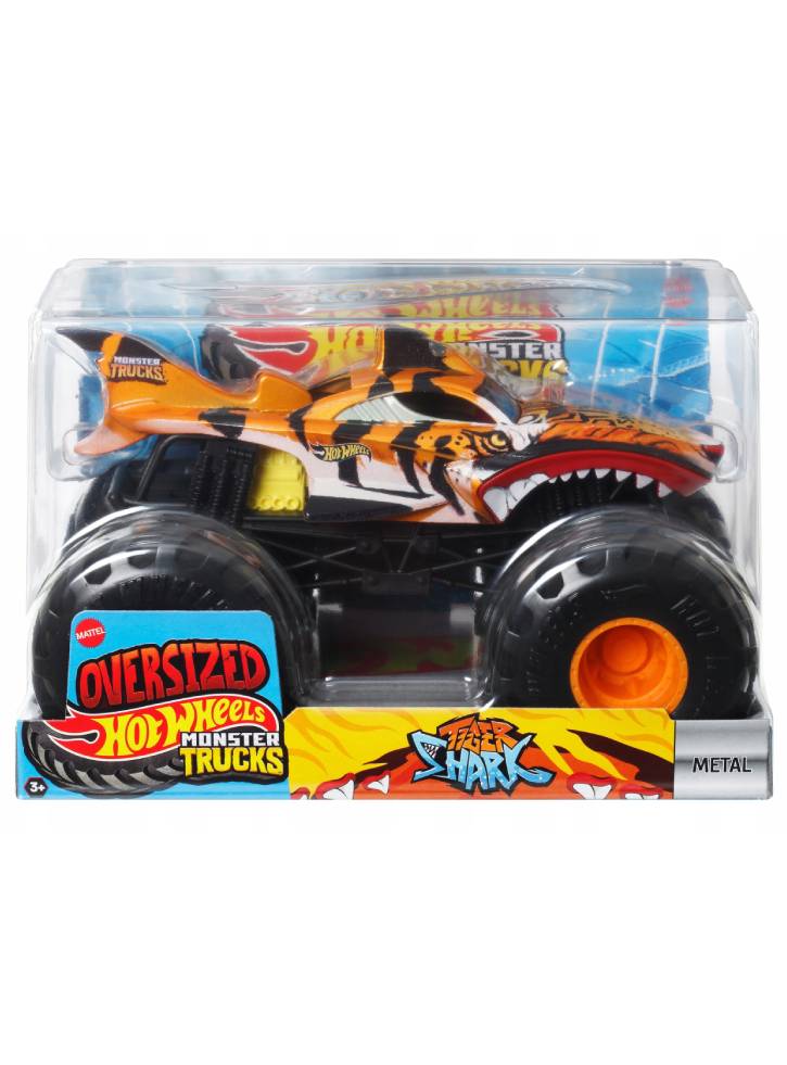 Hot Wheels Monster Trucks 1:24 Die-Cast Tiger Shark