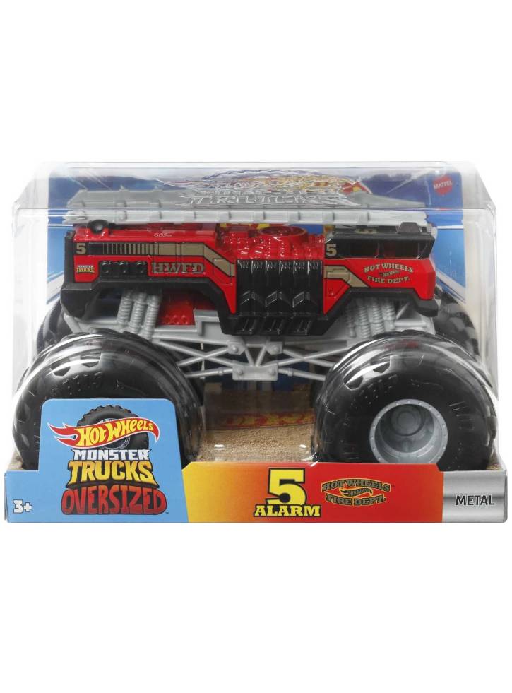 Hot Wheels Monster Trucks 1:24 Die-Cast 5 Alarm