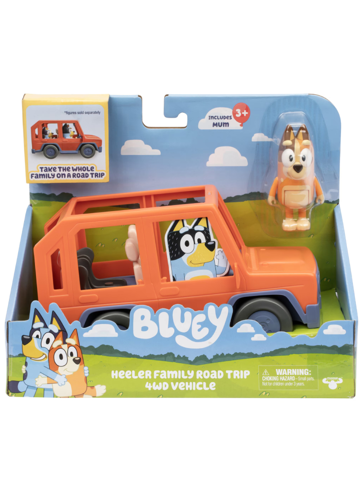 Bluey Heeler Family Road Trip Vehicle (90262)
