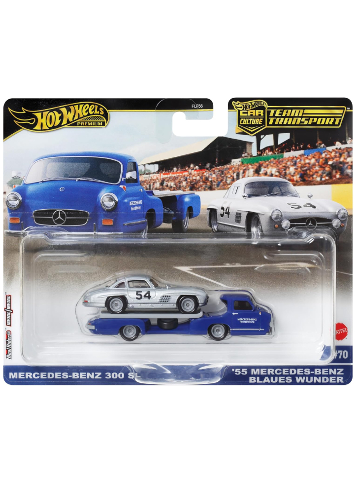Hot Wheels Team Transport Culture Die-cast Cars, Mercedes-Benz (HVR48)