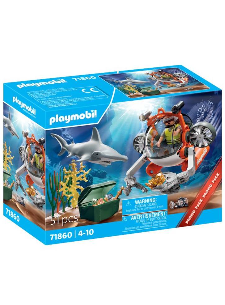 Playmobil Treasure Hunt with Submarine (71860)