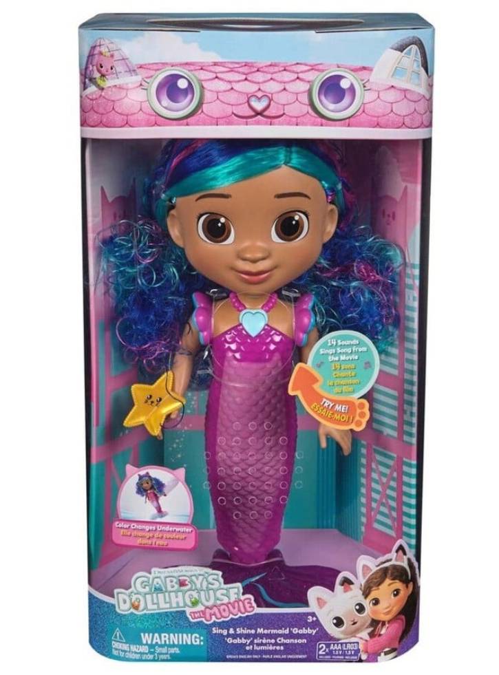 Gabby's Movie Sing & Shine Mermaid Gabby Doll 36cm (6074338)