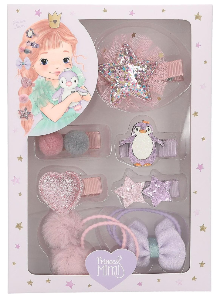 Princess Mimi Hair Accessories Powdery Pinks and Purples