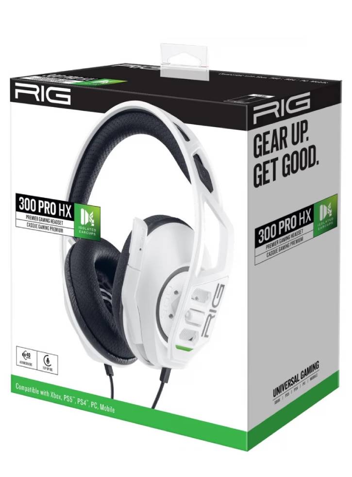 Nacon Rig Headphones 300 Pro HX White - Xbox One
