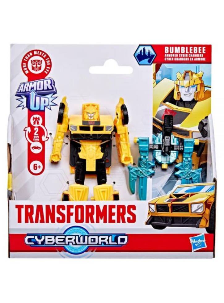 Transformers Evergreen Cyberworld Armored Cyber Changers Armor Bumblebee (G1045)
