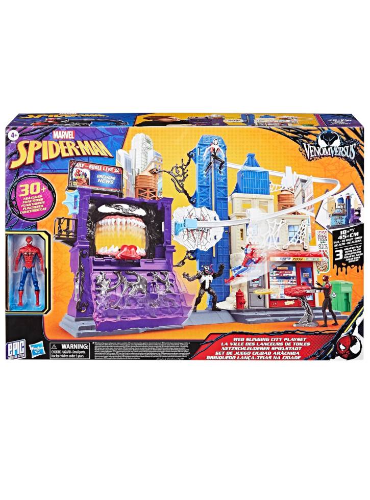 Spider-Man Playsets 10cm Venomversus Web City Showdown (G0737)