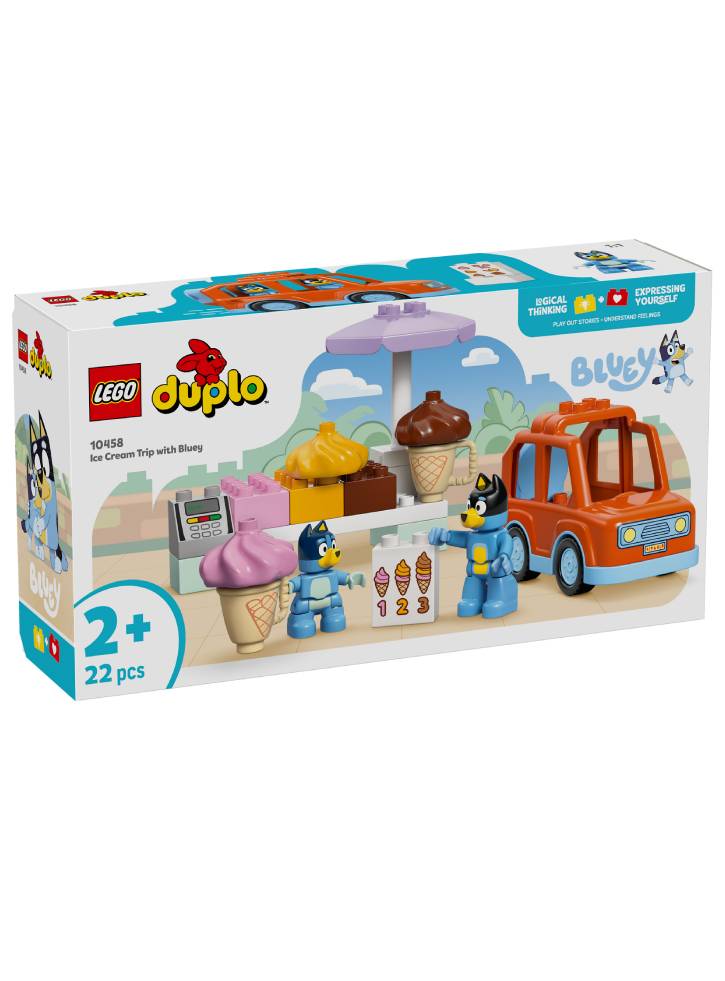 LEGO DUPLO Bluey Ice Cream Trip with Bluey (10458)
