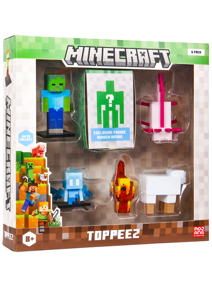 Minecraft 3D Figure 6 Pack Deluxe Box Random (2060MC)