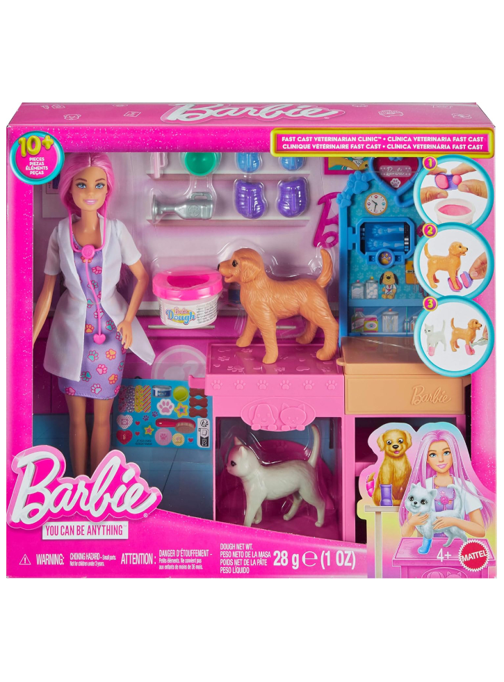 Barbie Fast Cast Pet Vet Clinic (JFX93)
