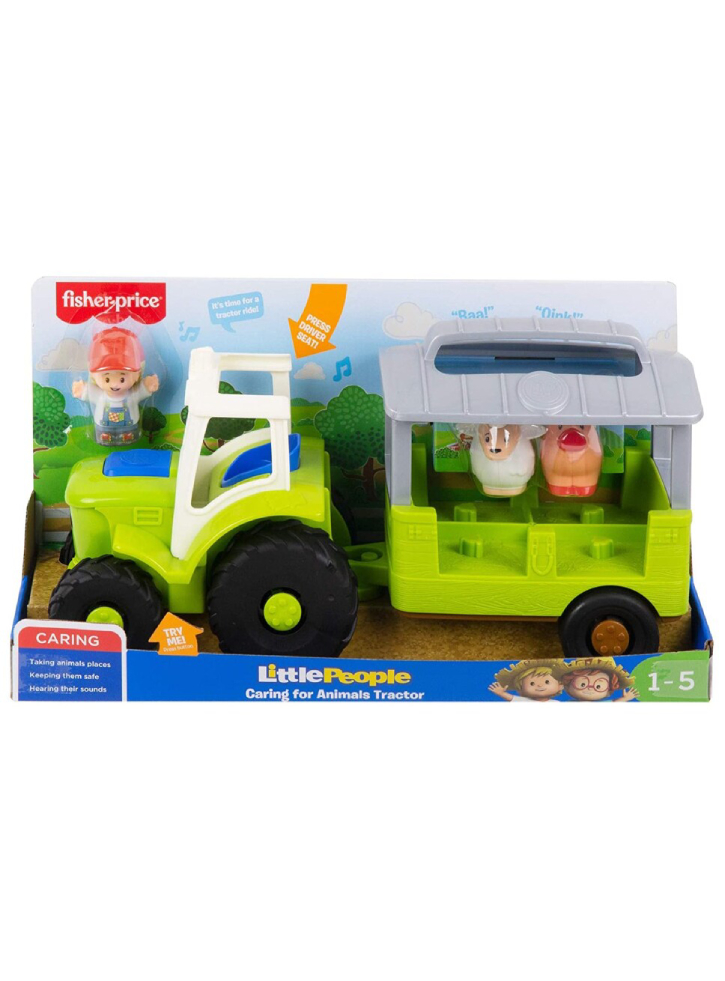 Fisher-Price Little People Push & Play Tractor (JGX12)