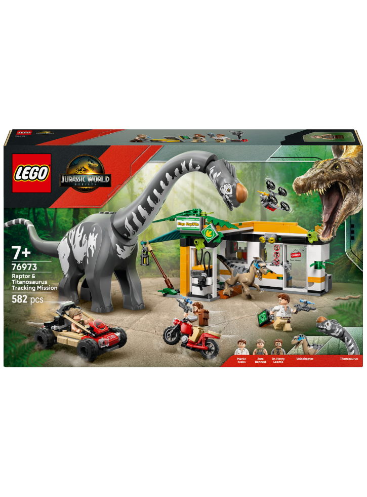 Lego Raptor & Titanosaurus Tracking Mission (6526384)
