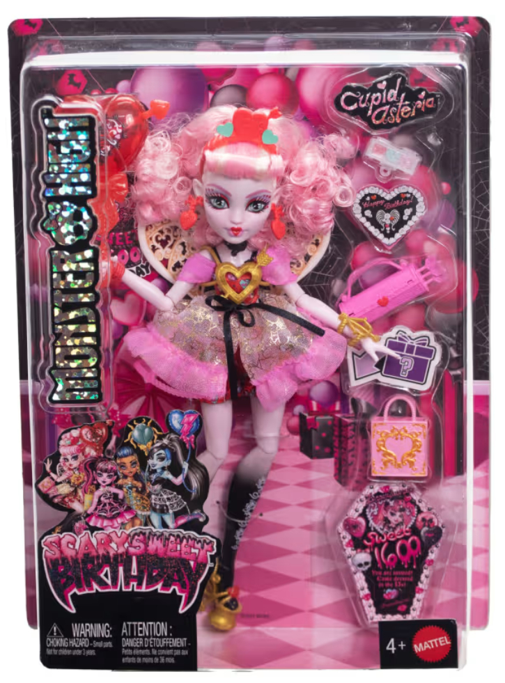 Monster High Scary Sweet Birthday Cupid Doll (JBG77)