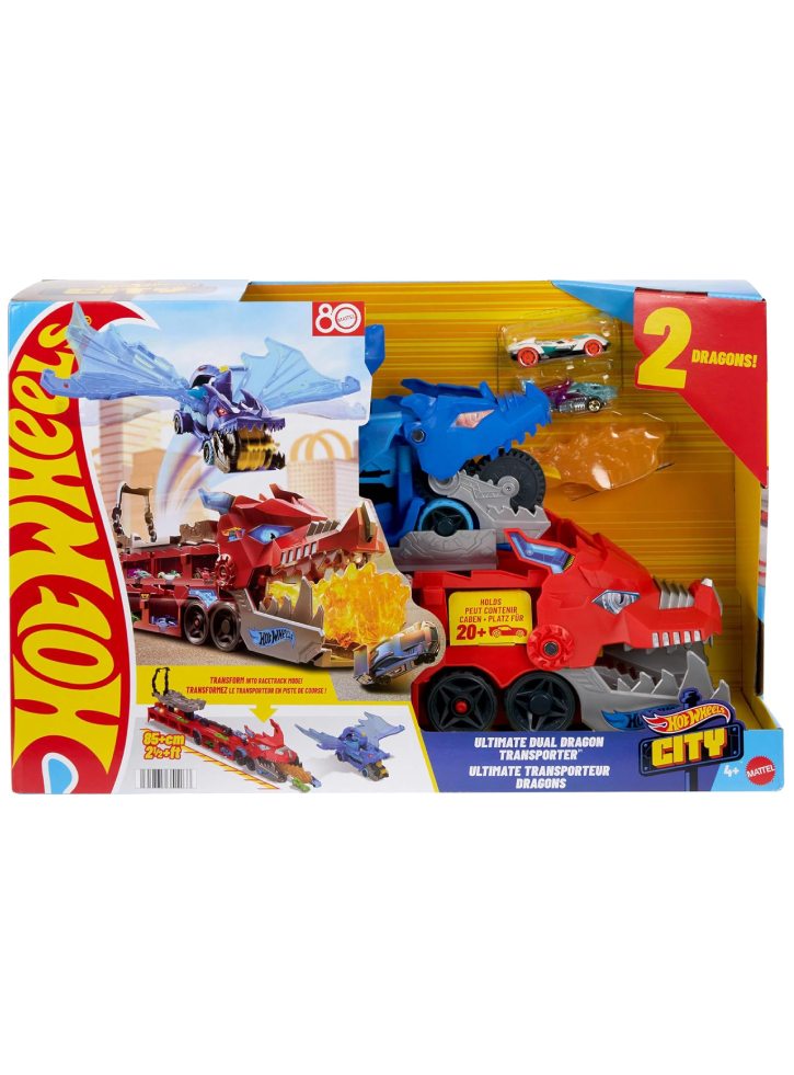 Hot Wheels City Ultimate Dual Dragon Hauler (JBM72)