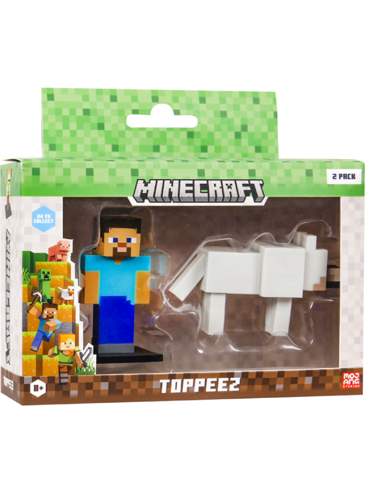 Minecraft 3D Figure 2 Pack Window Box Random (2015MC)