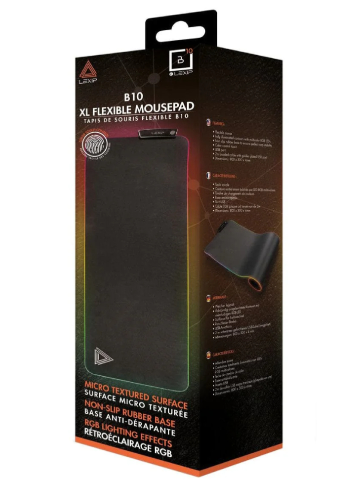LEXIP Gaming B10 XL Flexible Mousepad