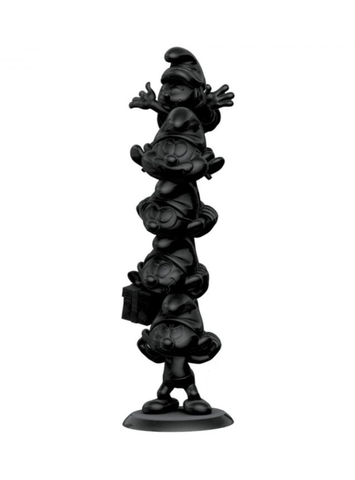 The Smurfs Resin Statue Smurfs Column Black Edition 50 cm