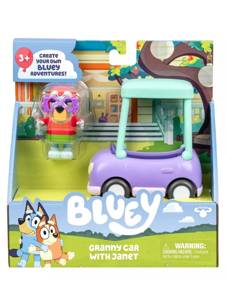 Bluey Basic Vehicle Granny Vehicle with Janet