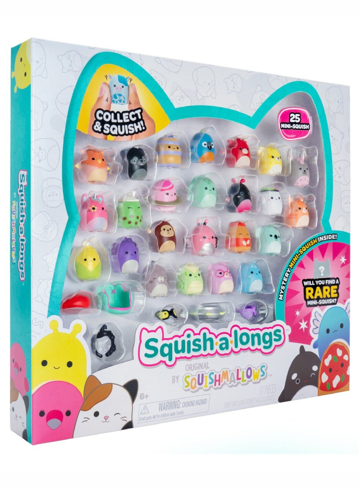 Squishalongs 2,5 cm 25 Pack Style 1 S3 (2520235
