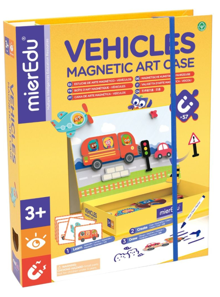 mierEdu Magnetic Art Case Vehicles (ME151)