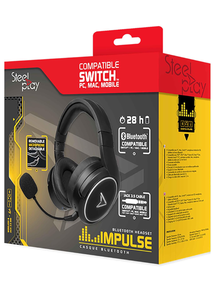 Headset Steelplay Impulse Bluetooth - Nintendo Switch