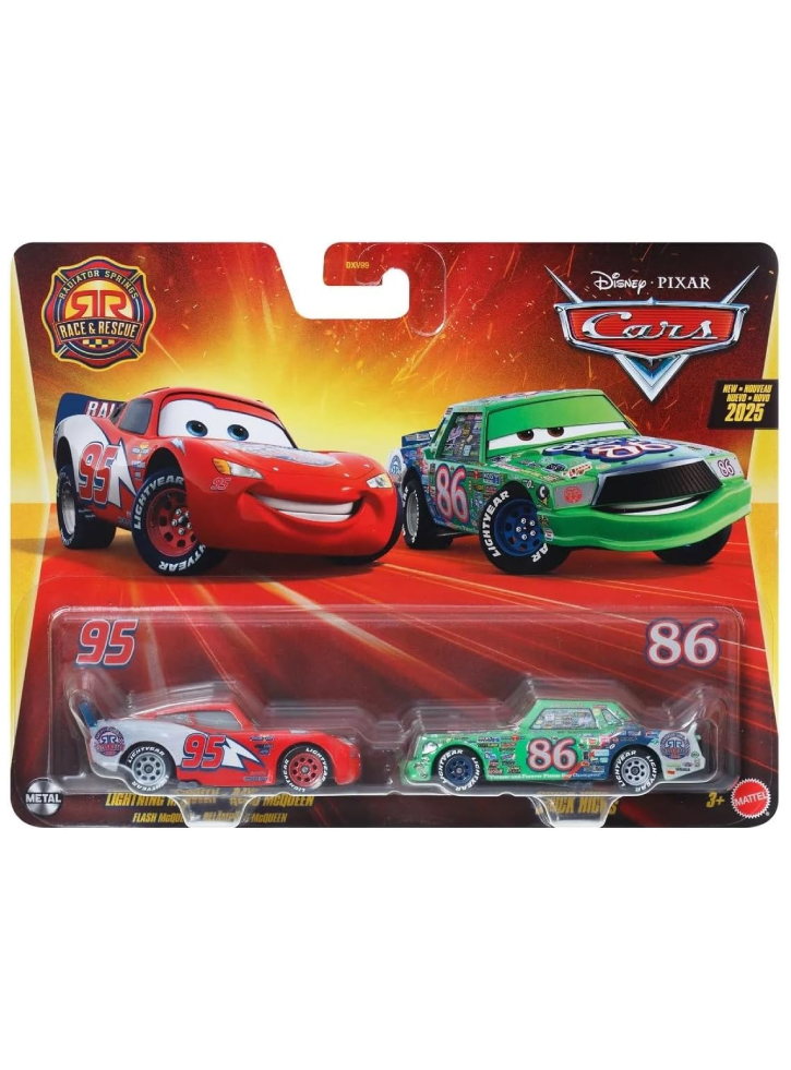 Disney Cars 2 Pack Lighting McQueen & Chick Hicks