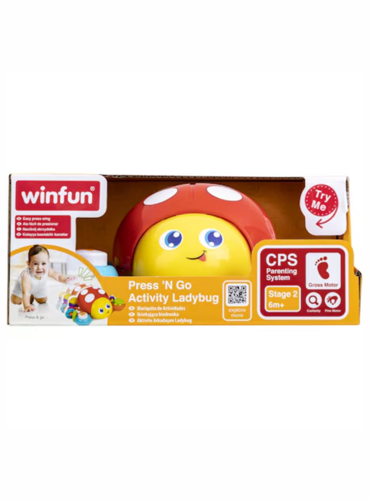 Winfun Press 'N Go Activity Ladybug (000720)