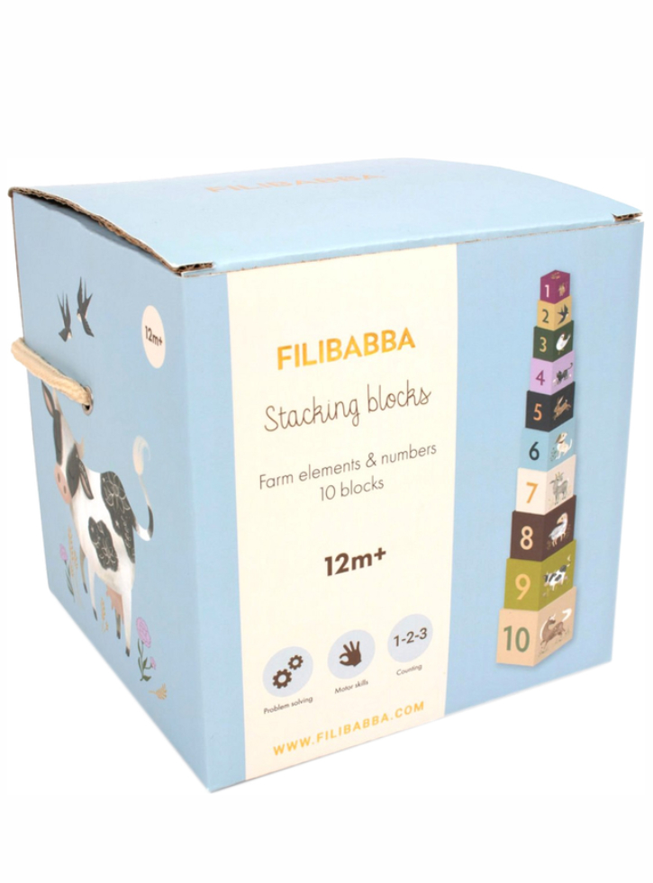Filibabba Stacking blocks Magic Farm (FI-02774)