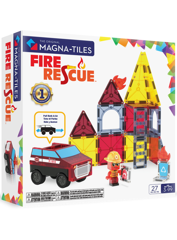 Magna-Tiles Fire Rescue 27 Piece Set (90360)
