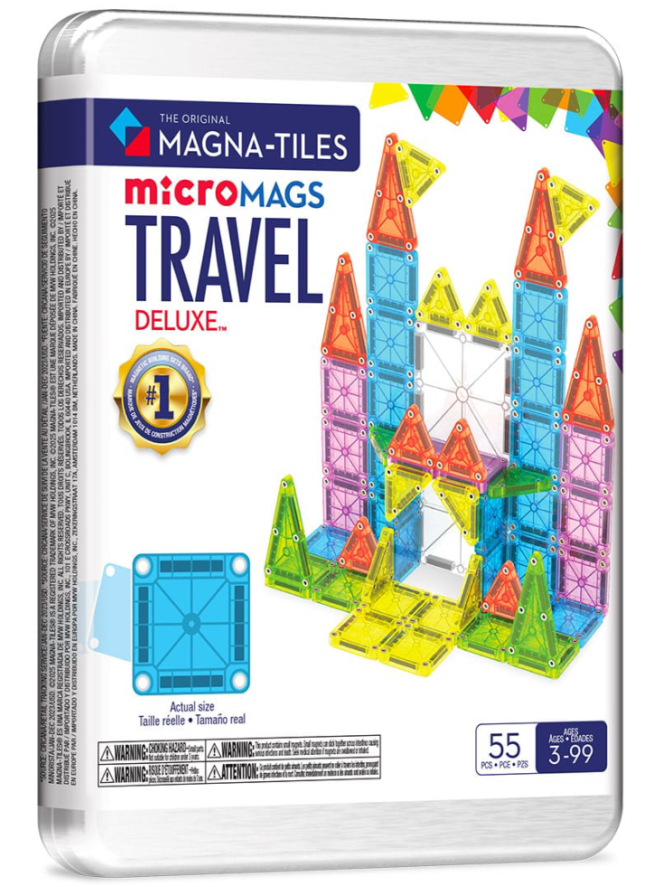 Magna-Tiles Travel Set Deluxe 55 Piece Set (90365)
