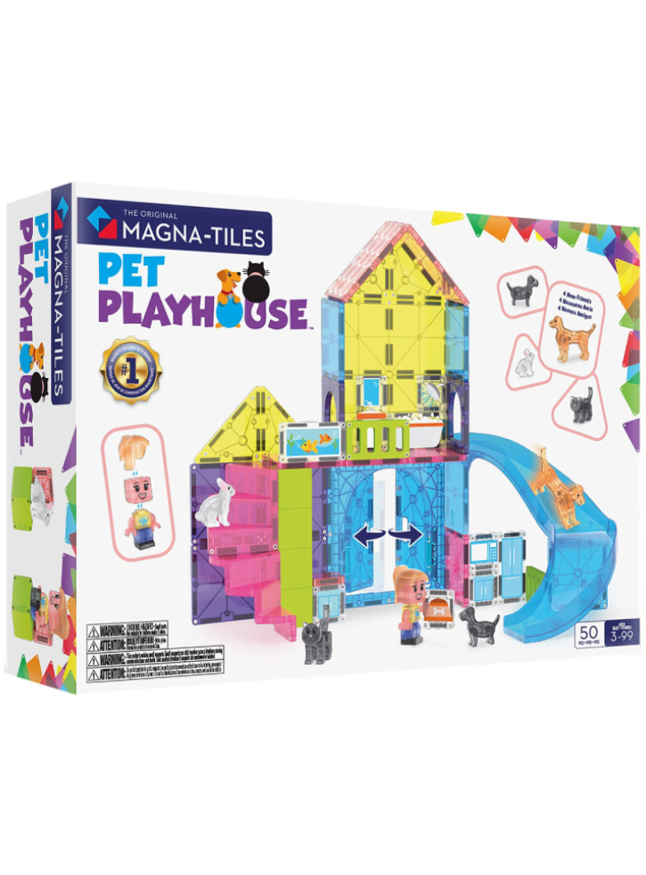Magna-Tiles Pet Playhouse 50 pcs (90354F)